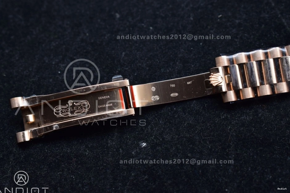 Roman QF Weight) President Grey Dial Best V5 Bracelet Edition vr3255 36 on RG Steel 904L DayDate (Gain 0514